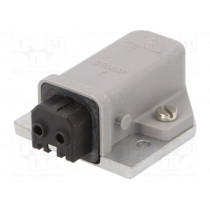 930329106 STAKAP 2; Connector: rectangular; ST; socket; female; PIN: 2; tinned; IP54; 16A; HIRSCHMANN 930329106 STAKAP 2; Connector: rectangular; ST; socket; female; PIN: 2; tinned; IP54; 16A; HIRSCHMANN