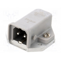 930822106 STASAP 2 B; Connector: rectangular; ST; socket; male; PIN: 2; tinned; IP54; 16A; HIRSCHMANN 930822106 STASAP 2 B; Connector: rectangular; ST; socket; male; PIN: 2; tinned; IP54; 16A; HIRSCHMANN