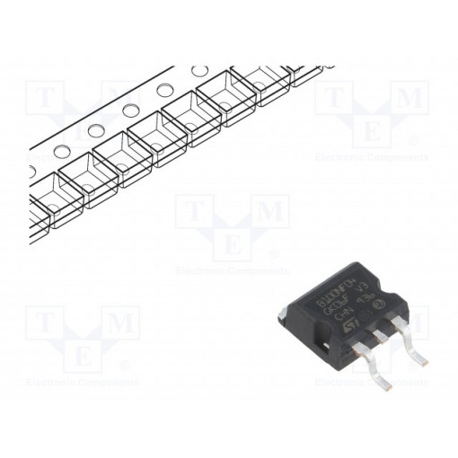 STB100NF04T4; Transistor: N-MOSFET; STripFET™ II; unipolar; 40V; 120A; Idm: 480A; STMicroelectronics