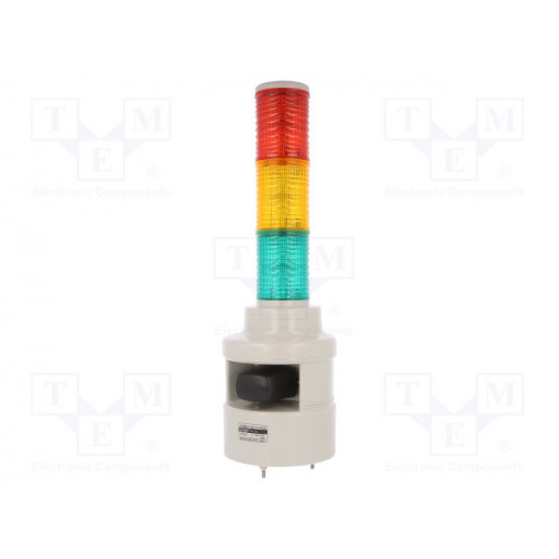STD56LF-WA-3-24-RAG; Signaller: signalling column; LED; red/amber/green; Usup: 24VDC; QLIGHT