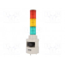 STD56L-WA-3-24-RAG; Signaller: signalling column; LED; red/amber/green; Usup: 24VDC; QLIGHT