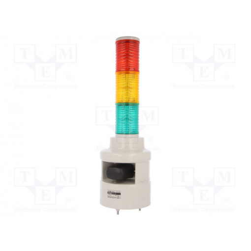 STD56L-WA-3-24-RAG; Signaller: signalling column; LED; red/amber/green; Usup: 24VDC; QLIGHT