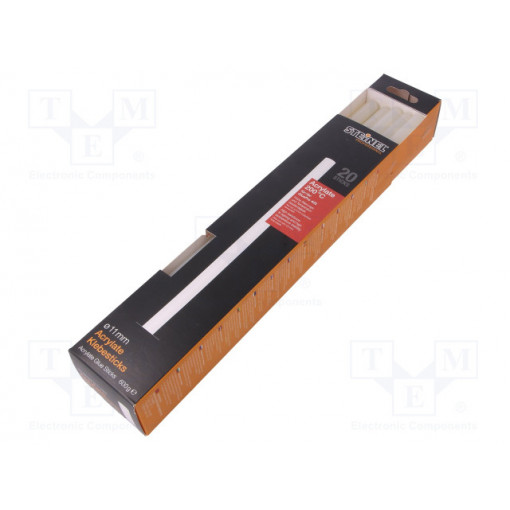 ACRYLATE 200ST; Hot melt glue; Ø: 11mm; clear-white; L: 300mm; Bonding: 15s; 20pcs.; STEINEL ACRYLATE 200ST; Hot melt glue; Ø: 11mm; clear-white; L: 300mm; Bonding: 15s; 20pcs.; STEINEL