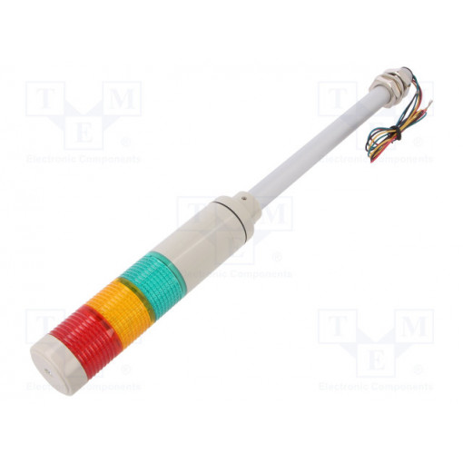 STG40L-3-24-RAG; Signaller: signalling column; LED; red/amber/green; Usup: 24VDC; QLIGHT