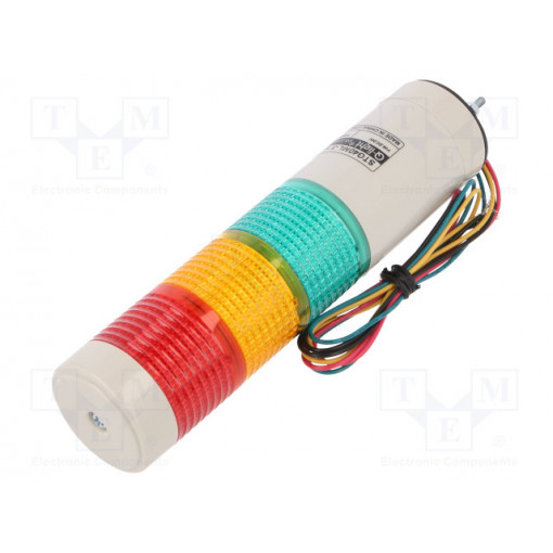 STG40ML-3-24-RAG; Signaller: signalling column; LED; red/amber/green; Usup: 24VDC; QLIGHT