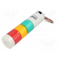 STG40ML-BZ-3-24-RAG; Signaller: signalling column; LED; red/amber/green; Usup: 24VDC; QLIGHT STG40ML-BZ-3-24-RAG; Signaller: signalling column; LED; red/amber/green; Usup: 24VDC; QLIGHT