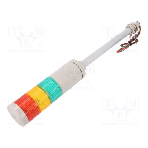 STG50L-BZ-3-24-RAG; Signaller: signalling column; LED; red/amber/green; Usup: 24VDC; QLIGHT