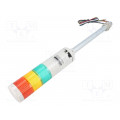 STG50LF-BZ-3-24-RAG; Signaller: signalling column; LED; red/amber/green; Usup: 24VDC; QLIGHT STG50LF-BZ-3-24-RAG; Signaller: signalling column; LED; red/amber/green; Usup: 24VDC; QLIGHT