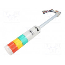 STG50LF-BZ-3-24-RAG; Signaller: signalling column; LED; red/amber/green; Usup: 24VDC; QLIGHT