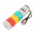 STG50ML-3-24-RAG; Signaller: signalling column; LED; red/amber/green; Usup: 24VDC; QLIGHT STG50ML-3-24-RAG; Signaller: signalling column; LED; red/amber/green; Usup: 24VDC; QLIGHT