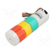 STG50ML-BZ-3-24-RAG; Signaller: signalling column; LED; red/amber/green; Usup: 24VDC; QLIGHT