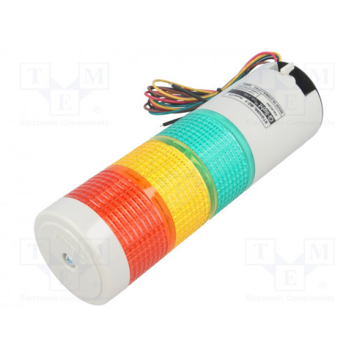 STG50ML-BZ-3-24-RAG; Signaller: signalling column; LED; red/amber/green; Usup: 24VDC; QLIGHT