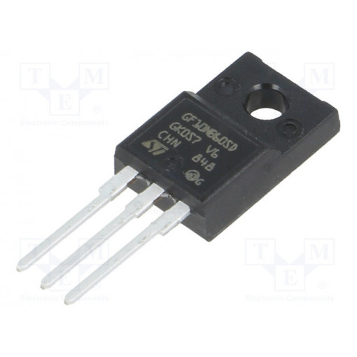 STGF10NB60SD; Transistor: IGBT; 600V; 23A; 25W; TO220FP; STMicroelectronics