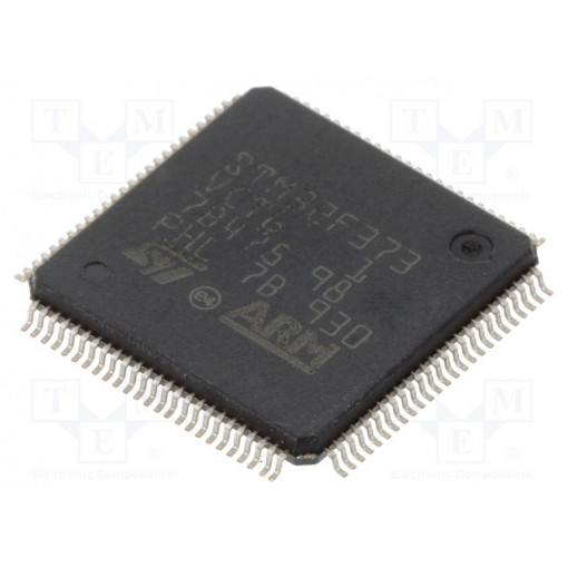STM32F373VCT6; ARM microcontroller; Flash: 256kB; 72MHz; SRAM: 32kB; LQFP100; STMicroelectronics