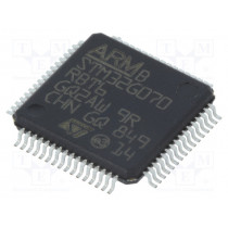 STM32G070RBT6; ARM microcontroller; Flash: 128kB; 64MHz; SRAM: 36kB; LQFP64; STMicroelectronics