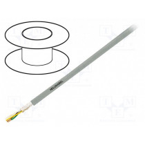 49580; Wire: control cable; SUPERTRONIC®-PVC; 18x0,34mm2; PVC; grey; Cu; HELUKABEL