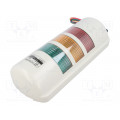 SWTEL-3-24-RAG; Signaller: signalling column; LED; red/amber/green; Usup: 24VDC; QLIGHT SWTEL-3-24-RAG; Signaller: signalling column; LED; red/amber/green; Usup: 24VDC; QLIGHT