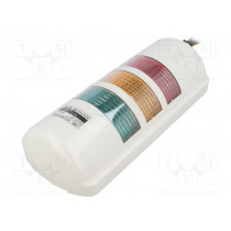 SWTEL-BZ-3-24-RAG; Signaller: signalling column; LED; red/amber/green; Usup: 24VDC; QLIGHT