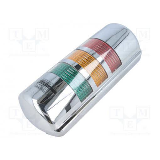 SWTL-BZ-3-24-RAG; Signaller: signalling column; LED; red/amber/green; Usup: 24VDC; QLIGHT