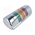 SWTLF-3-24-RAG; Signaller: signalling column; LED; red/amber/green; Usup: 24VDC; QLIGHT SWTLF-3-24-RAG; Signaller: signalling column; LED; red/amber/green; Usup: 24VDC; QLIGHT