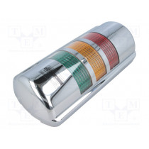SWTLF-3-24-RAG; Signaller: signalling column; LED; red/amber/green; Usup: 24VDC; QLIGHT