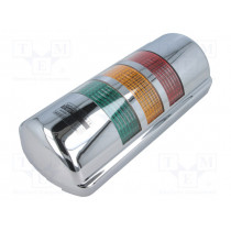 SWTLF-BZ-3-24-RAG; Signaller: signalling column; LED; red/amber/green; Usup: 24VDC; QLIGHT