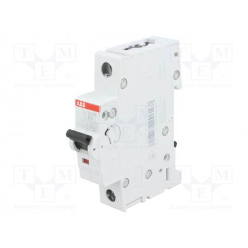 2CDS251025R0065; Circuit breaker; 230VAC; Inom: 6A; Poles: 1; DIN; Charact: B; 6kA; ABB