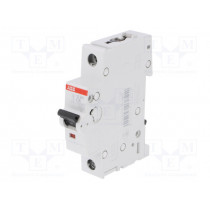2CDS251025R0064; Circuit breaker; 230VAC; Inom: 6A; Poles: 1; DIN; Charact: C; 6kA; ABB