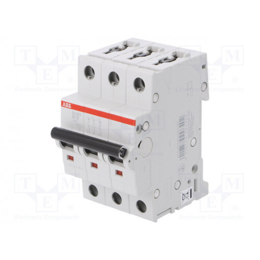 2CDS253025R0135; Circuit breaker; 400VAC; Inom: 13A; Poles: 3; DIN; Charact: B; 6kA; ABB