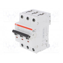 2CDS253025R0165; Circuit breaker; 400VAC; Inom: 16A; Poles: 3; DIN; Charact: B; 6kA; ABB