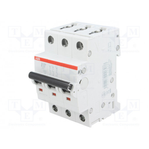 2CDS253025R0325; Circuit breaker; 400VAC; Inom: 32A; Poles: 3; DIN; Charact: B; 6kA; ABB