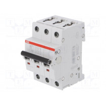 2CDS253025R0065; Circuit breaker; 400VAC; Inom: 6A; Poles: 3; DIN; Charact: B; 6kA; ABB