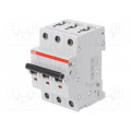 2CDS253025R0635; Circuit breaker; 400VAC; Inom: 63A; Poles: 3; DIN; Charact: B; 6kA; ABB