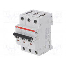 2CDS253025R0104; Circuit breaker; 400VAC; Inom: 10A; Poles: 3; DIN; Charact: C; 6kA; ABB