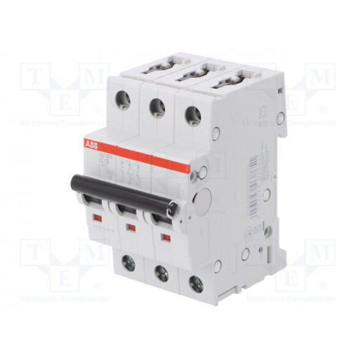 2CDS253025R0134; Circuit breaker; 400VAC; Inom: 13A; Poles: 3; DIN; Charact: C; 6kA; ABB