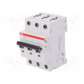 2CDS253025R0634; Circuit breaker; 400VAC; Inom: 63A; Poles: 3; DIN; Charact: C; 6kA; ABB