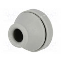 100189; Grommet; Ømount.hole: 23mm; TPE (thermoplastic elastomer); grey; TRELLEBORG