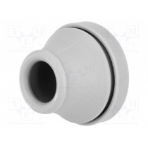 100753; Grommet; Ømount.hole: 29mm; TPE (thermoplastic elastomer); grey; TRELLEBORG 100753; Grommet; Ømount.hole: 29mm; TPE (thermoplastic elastomer); grey; TRELLEBORG