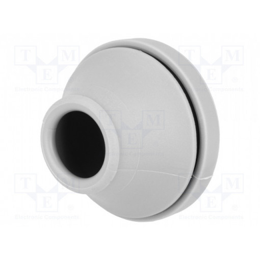 100194; Grommet; Ømount.hole: 38mm; TPE (thermoplastic elastomer); grey; TRELLEBORG