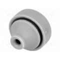100744; Grommet; Ømount.hole: 13mm; TPE (thermoplastic elastomer); grey; TRELLEBORG
