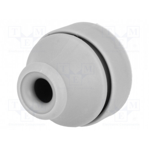100186; Grommet; Ømount.hole: 16mm; TPE (thermoplastic elastomer); grey; TRELLEBORG 100186; Grommet; Ømount.hole: 16mm; TPE (thermoplastic elastomer); grey; TRELLEBORG