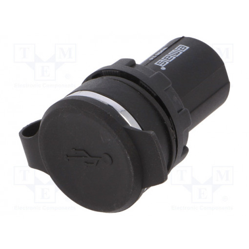T0-BUSB30; USB socket; 22mm; IP65; on panel; 1m; USB 3.0; Mat: plastic; EMAS