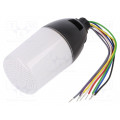 T0-IF6P024WM05; Signaller: signalling column; LED; Usup: 24VDC; Usup: 24VAC; IP65; EMAS T0-IF6P024WM05; Signaller: signalling column; LED; Usup: 24VDC; Usup: 24VAC; IP65; EMAS