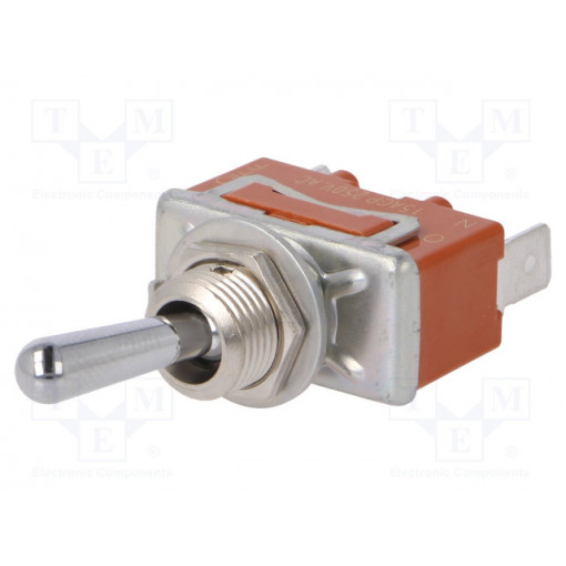 T115AAULCSAFJ; Switch: toggle; Pos: 2; SPST; ON-OFF; 15A/250VAC; 15A/30VDC; PANASONIC