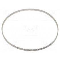 T2,5 305      677ZA; Timing belt; T2.5; W: 6mm; H: 1.3mm; Lw: 305mm; Tooth height: 0.7mm; OPTIBELT