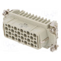 HD-040-F; Connector: HDC; female; HD; PIN: 40; 40+PE; size 6; w/o contacts; 10A; TE Connectivity