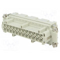 HE-024-FS; Connector: HDC; female; HE; PIN: 24; 24+PE; size 8; 16A; 500V; TE Connectivity