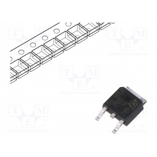 T410-600B-TR; Triac; 600V; 4A; 15mA; SMD; DPAK; STMicroelectronics
