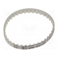 T5 185      677ZA; Timing belt; T5; W: 6mm; H: 2.2mm; Lw: 185mm; Tooth height: 1.2mm; OPTIBELT