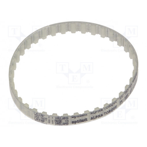 T5 185      677ZA; Timing belt; T5; W: 6mm; H: 2.2mm; Lw: 185mm; Tooth height: 1.2mm; OPTIBELT